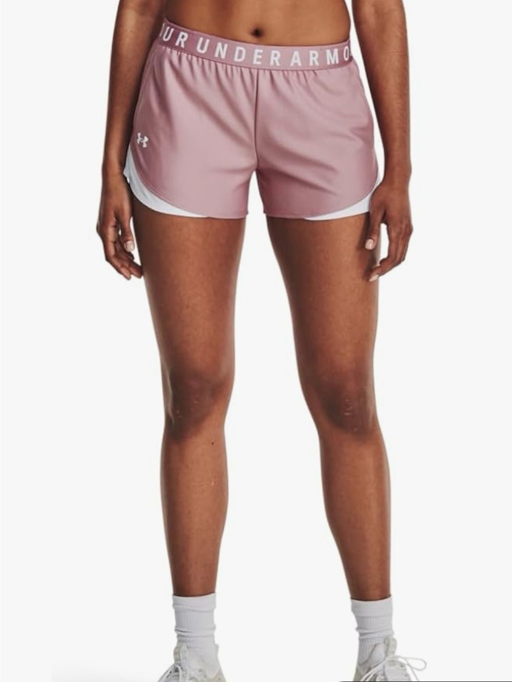 NWT  Under Armour  Play Up 3.0 Dusty Rose Athletic Shorts - S